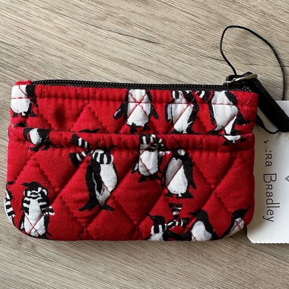 Vera Bradley Coin Purse - Playful Penguins Pattern - NEW with Tag - Picture 3 of 6